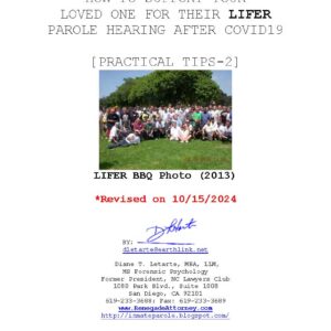 Family Support Tips2: Rev. 2024  & Parole Hearings DOWNLOAD